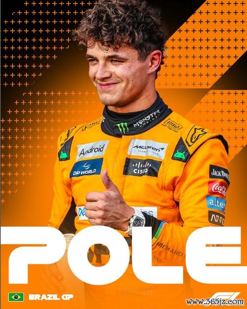 F1圣保罗大奖赛排位赛：诺里斯雨战夺杆位