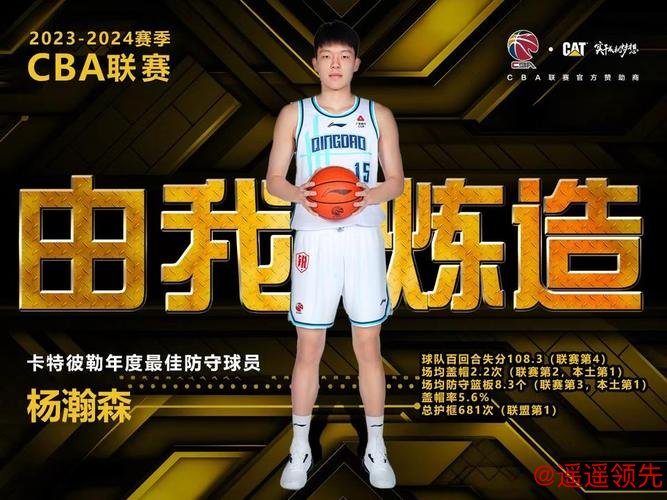 杨瀚森当选最佳防守球员 吴前成为最佳第六人